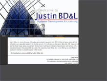 Tablet Screenshot of justinbdnl.com